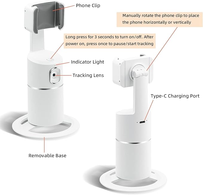 Automatic Face Tracking Phone Tripod