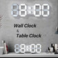 3D Desktop And Wall Alarm Clock.