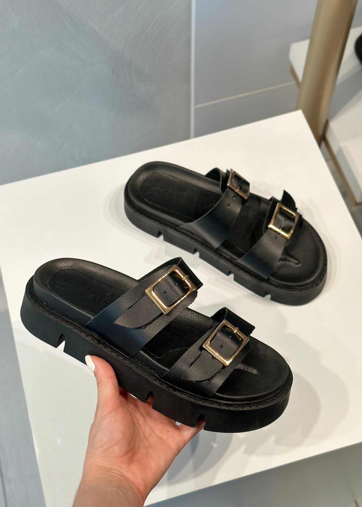 Chunky Chic Slides
